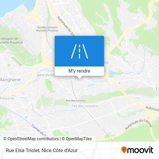 Rue Elsa Triolet plan