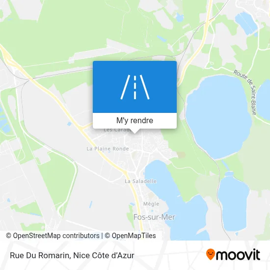 Rue Du Romarin plan