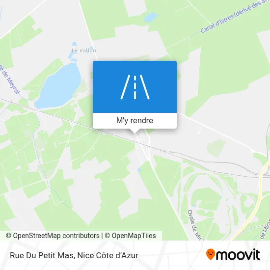 Rue Du Petit Mas plan