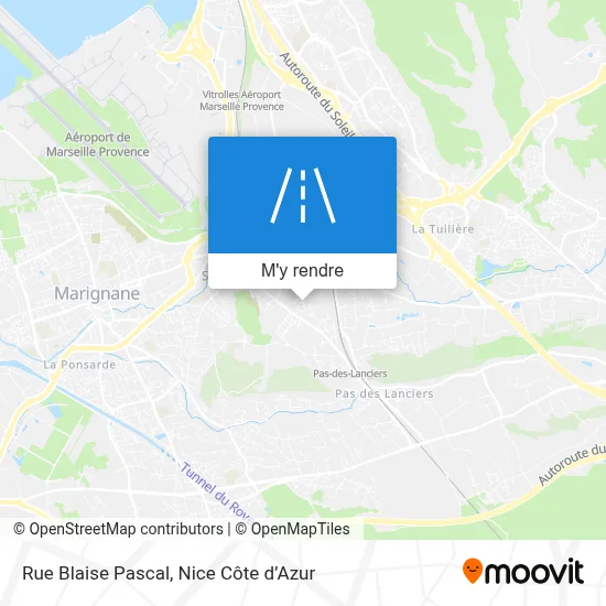 Rue Blaise Pascal plan