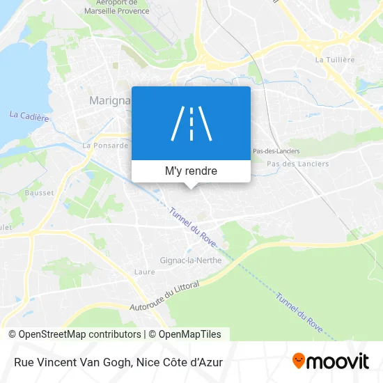 Rue Vincent Van Gogh plan