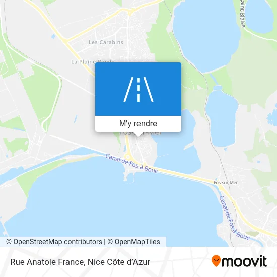 Rue Anatole France plan