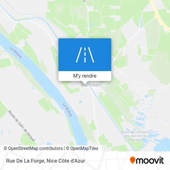 Rue De La Forge plan