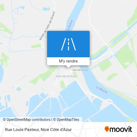 Rue Louis Pasteur plan