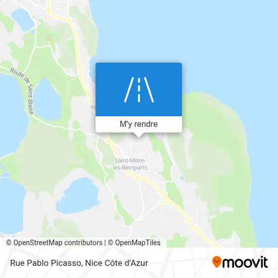 Rue Pablo Picasso plan