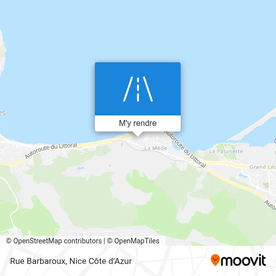Rue Barbaroux plan