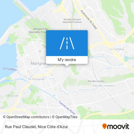 Rue Paul Claudel plan