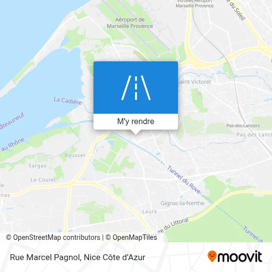 Rue Marcel Pagnol plan