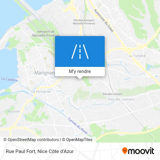 Rue Paul Fort plan