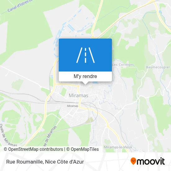 Rue Roumanille plan