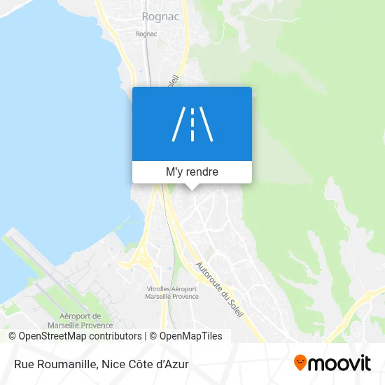 Rue Roumanille plan