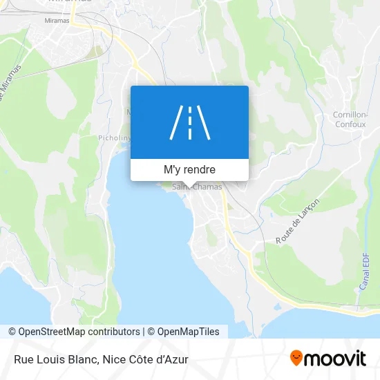 Rue Louis Blanc plan