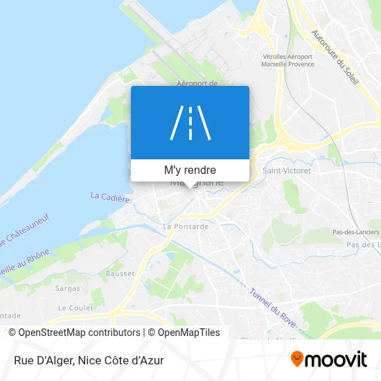 Rue D'Alger plan