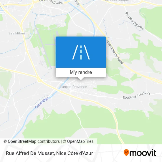 Rue Alfred De Musset plan