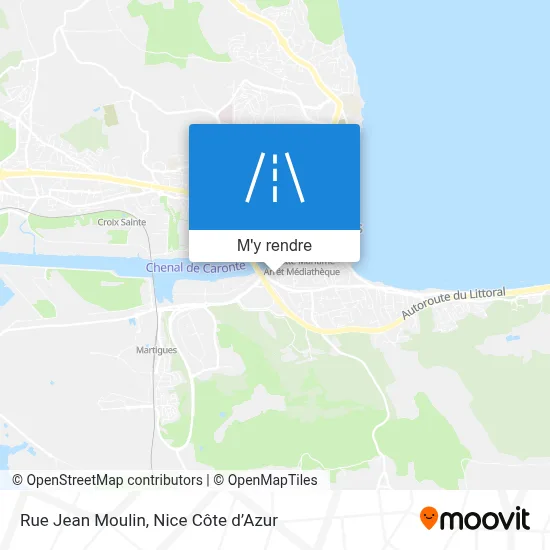 Rue Jean Moulin plan