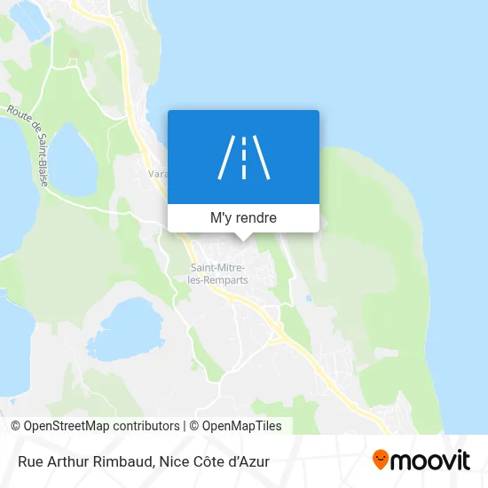 Rue Arthur Rimbaud plan