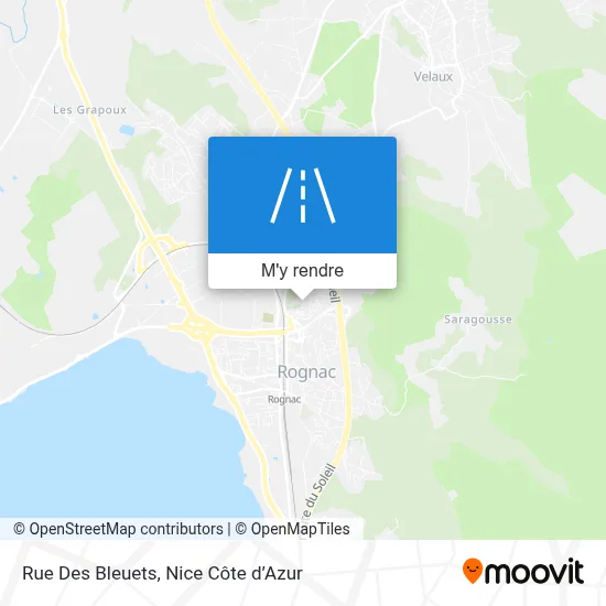 Rue Des Bleuets plan