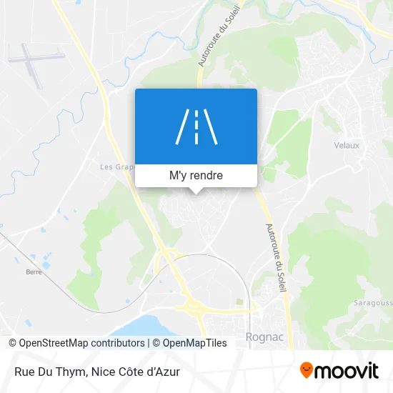 Rue Du Thym plan