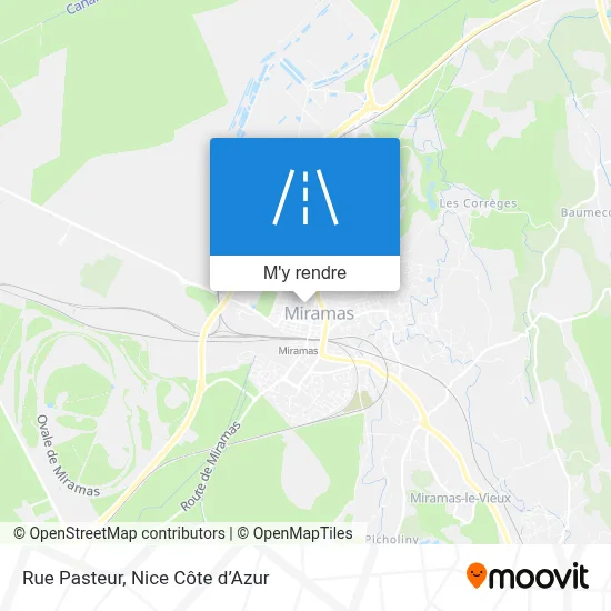 Rue Pasteur plan