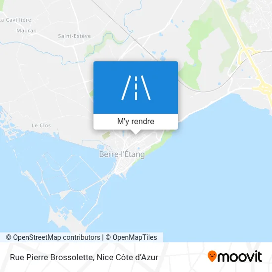 Rue Pierre Brossolette plan
