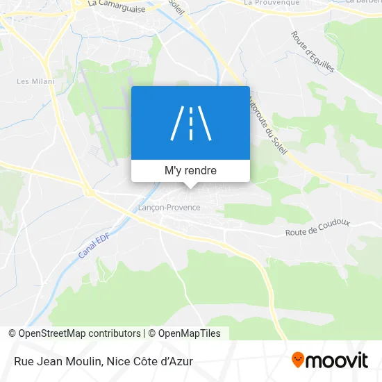Rue Jean Moulin plan