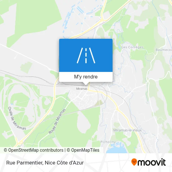 Rue Parmentier plan