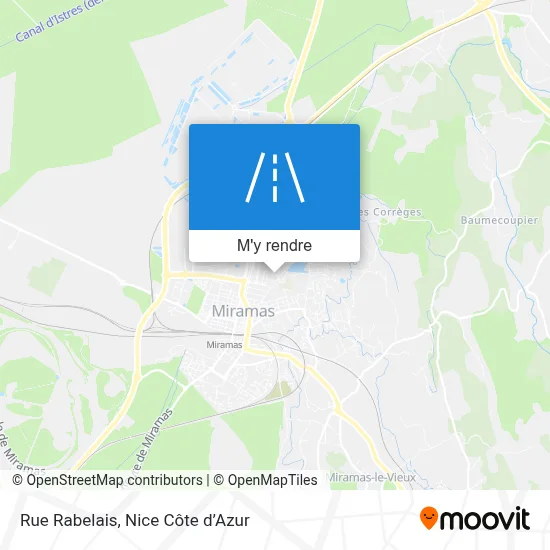 Rue Rabelais plan