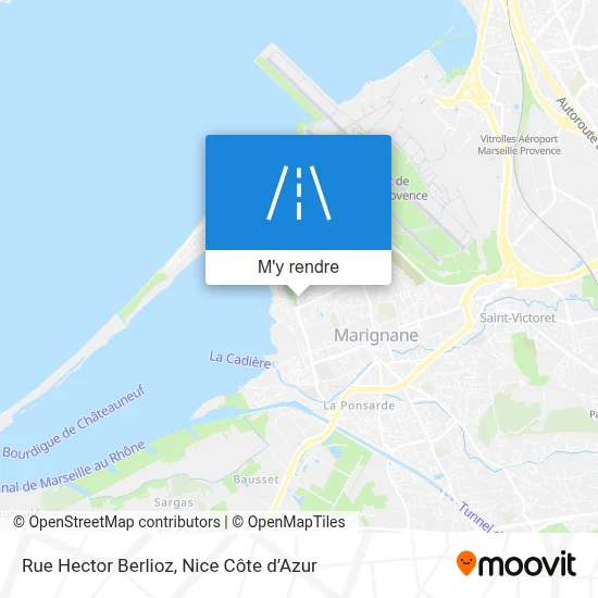 Rue Hector Berlioz plan