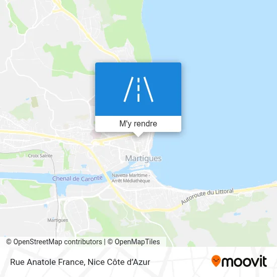 Rue Anatole France plan