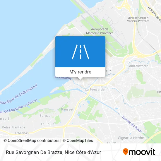 Rue Savorgnan De Brazza plan