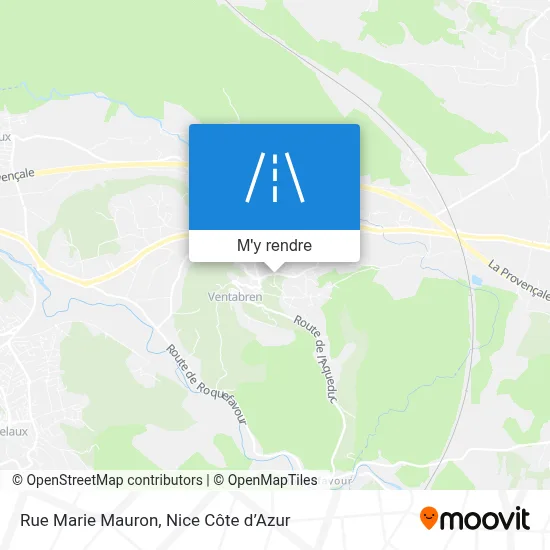 Rue Marie Mauron plan