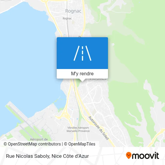 Rue Nicolas Saboly plan