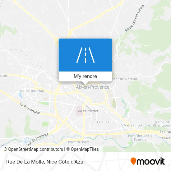 Rue De La Molle plan