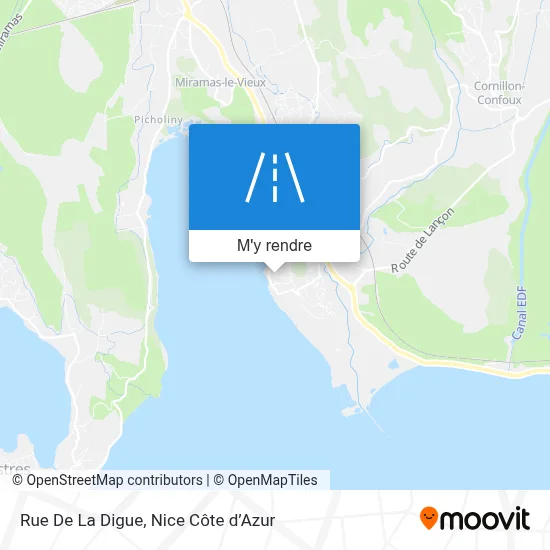 Rue De La Digue plan