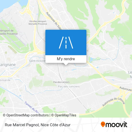 Rue Marcel Pagnol plan