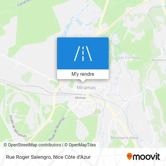Rue Roger Salengro plan