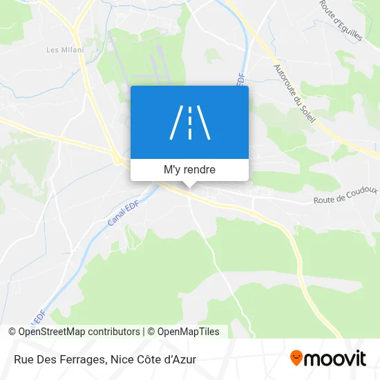 Rue Des Ferrages plan
