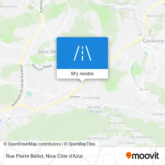 Rue Pierre Bellot plan