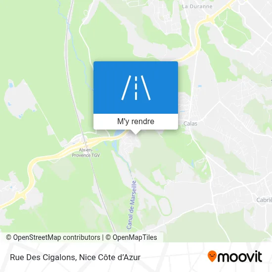 Rue Des Cigalons plan