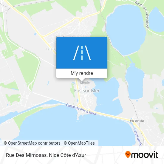 Rue Des Mimosas plan