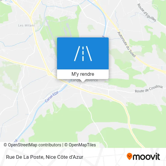 Rue De La Poste plan