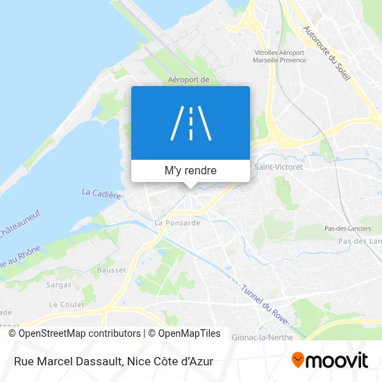Rue Marcel Dassault plan
