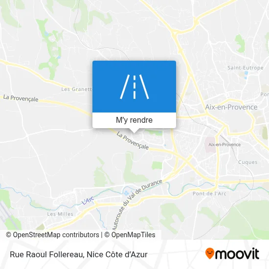 Rue Raoul Follereau plan
