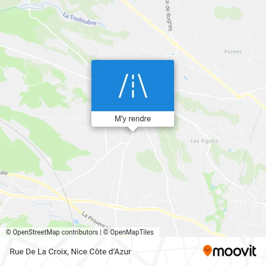 Rue De La Croix plan