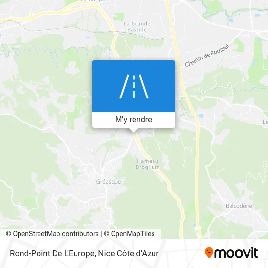 Rond-Point De L'Europe plan