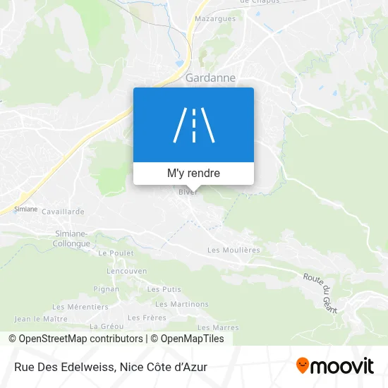 Rue Des Edelweiss plan