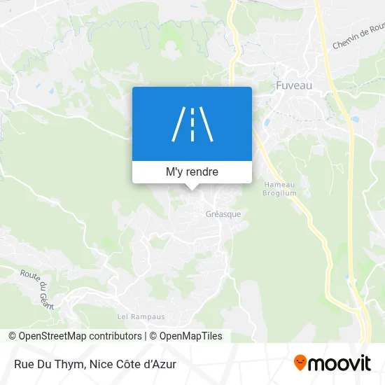 Rue Du Thym plan