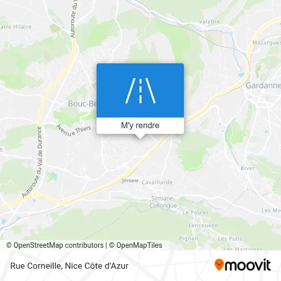 Rue Corneille plan