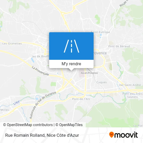 Rue Romain Rolland plan