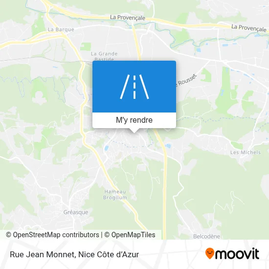 Rue Jean Monnet plan